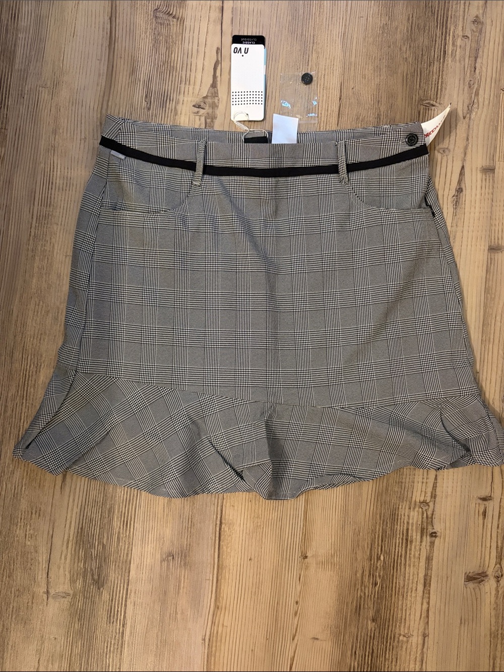 Plaid Skort